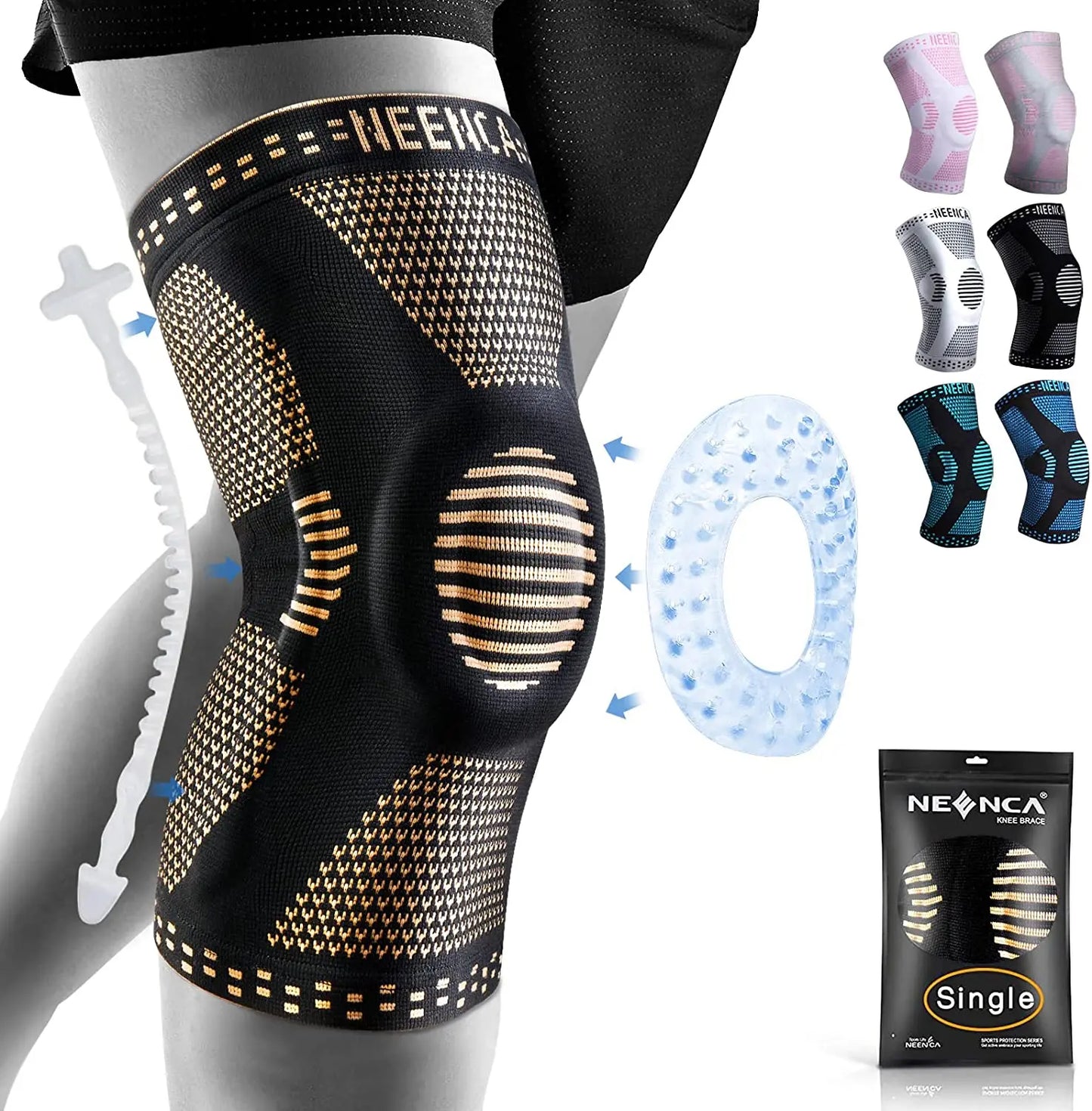 Genouillère de Compression en Cuivre FITZONE