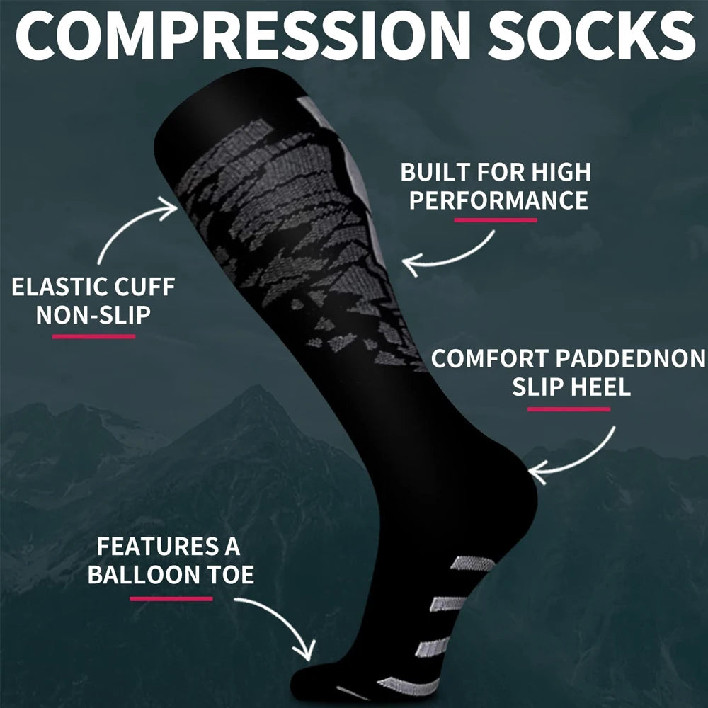 chaussettes de compression mollets Circulation athlétique