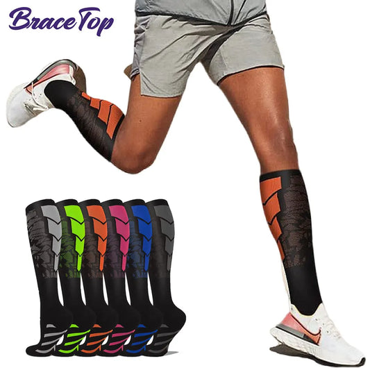 chaussettes de compression mollets Circulation athlétique